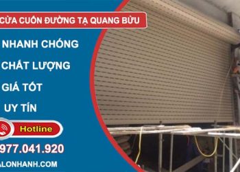 dịch vụ sửa cửa cuốn đường tạ quang bửu
