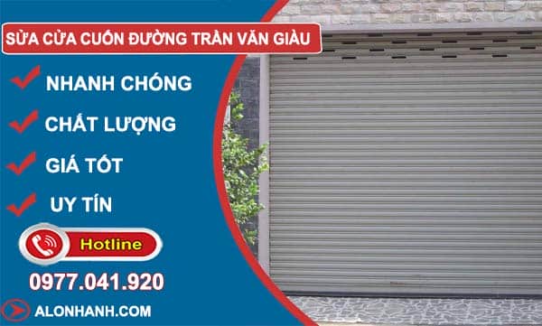 dịch vụ Sửa Cửa Cuốn Đường Trần Văn Giàu