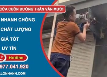 dịch vụ sửa cửa cuốn đường trần văn mười