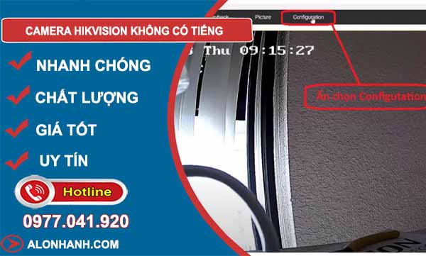nguyên nhân camera hikvision không có tiếng