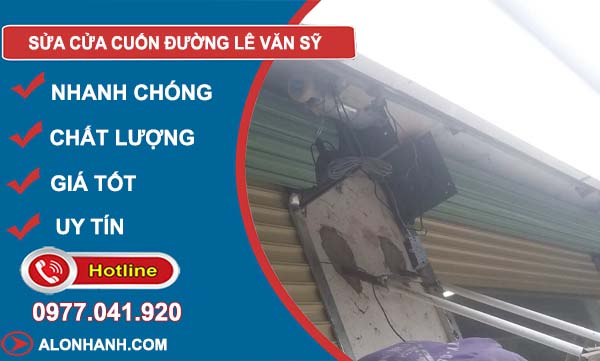sửa cửa cuốn đường lê văn sỹ