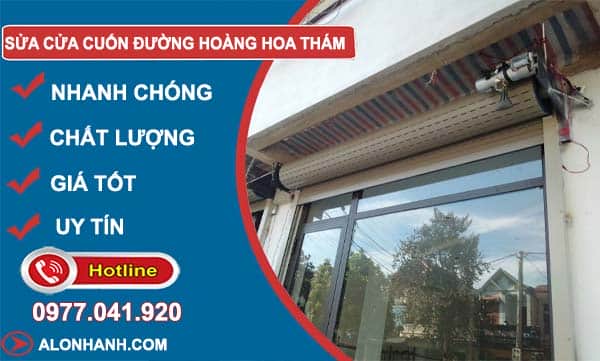 thợ  sửa cửa cuốn đường hoàng hoa thám