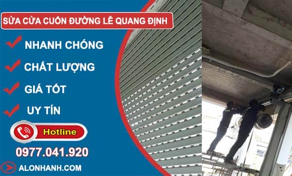 thợ sửa cửa cuốn đường lê quang định