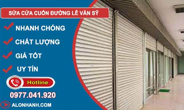 thợ sửa cửa cuốn đường lê văn sỹ