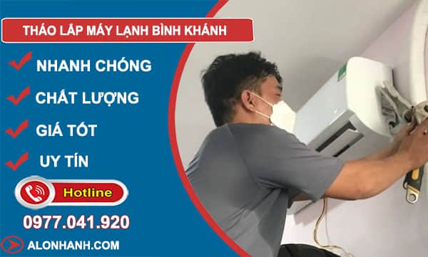 dịch vụ tháo lắp máy lạnh bình khánh
