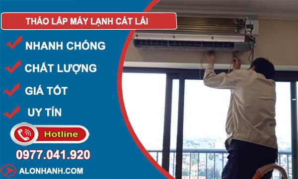 dịch vụ tháo lắp máy lạnh cát lái