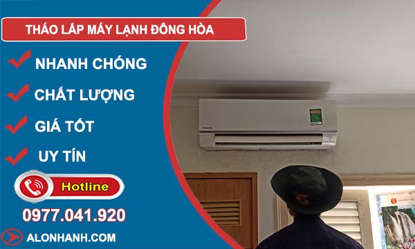 dịch vụ tháo lắp máy lạnh đông hoà