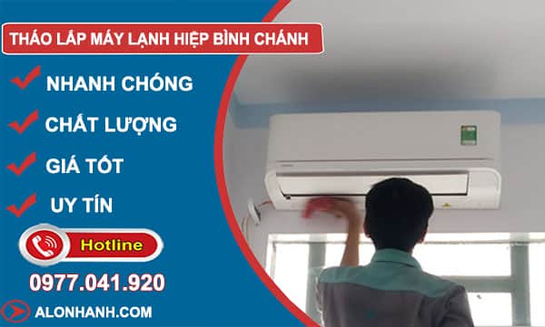 dịch vụ tháo lắp máy lạnh hiệp bình chánh