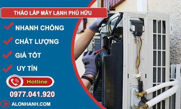 dịch vụ tháo lắp máy lạnh phú hữu
