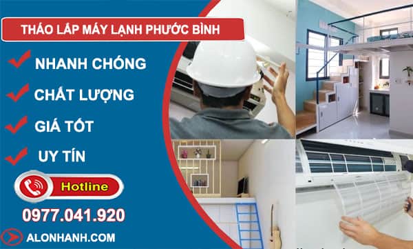 dịch vụ tháo lắp máy lạnh phước bình