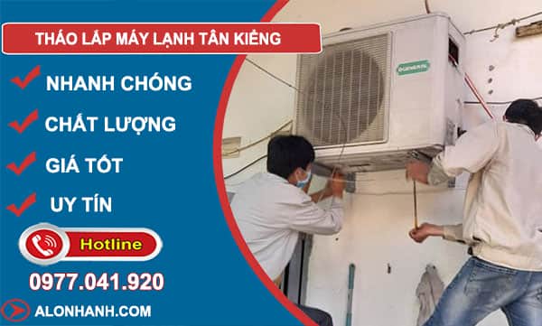 dịch vụ tháo lắp máy lạnh tân kiểng