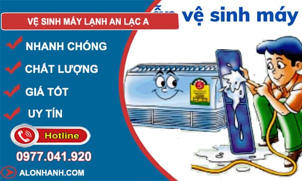 dịch vụ vệ sinh máy lạnh an lạc a