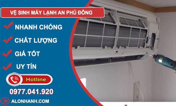 dịch vụ vệ sinh máy lạnh an phú đông