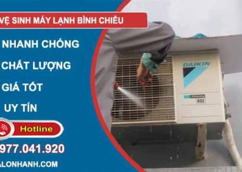 dịch vụ vệ sinh máy lạnh bình chiểu
