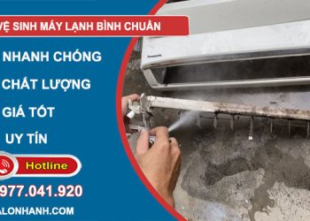 dịch vụ vệ sinh máy lạnh bình chuẩn