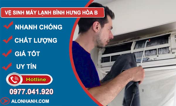 dịch vụ vệ sinh máy lạnh bình hưng hoà b