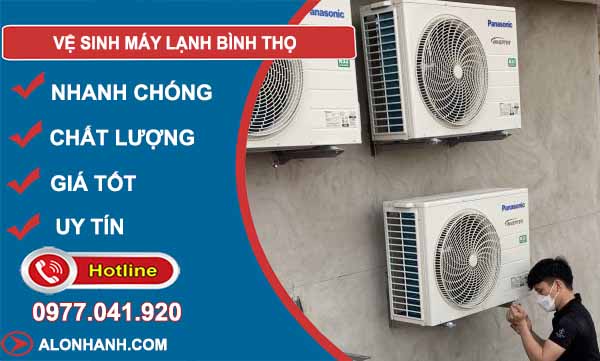 dịch vụ vệ sinh máy lạnh bình thọ
