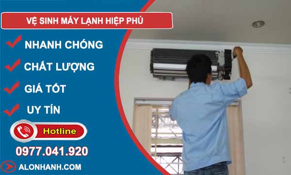 dịch vụ vệ sinh máy lạnh hiệp phú
