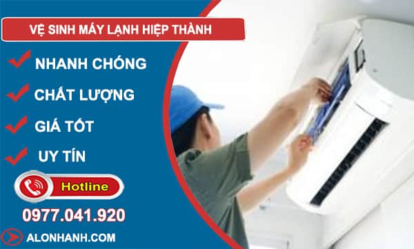 dịch vụ vệ sinh máy lạnh hiệp thành