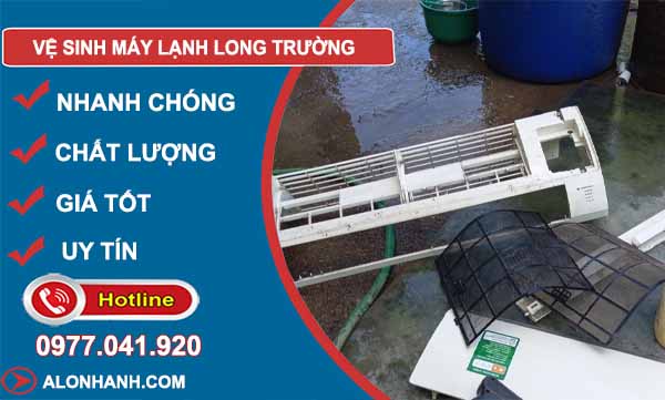 dịch vụ vệ sinh máy lạnh long trường