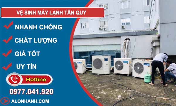 dịch vụ vệ sinh máy lạnh tân quy