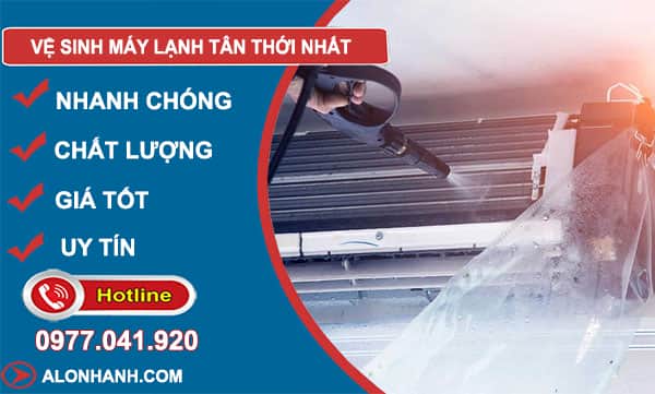 dịch vụ vệ sinh máy lạnh tân thới nhất