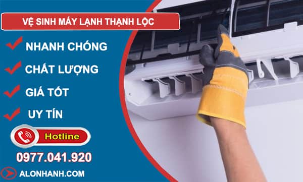 dịch vụ vệ sinh máy lạnh thạnh lọc