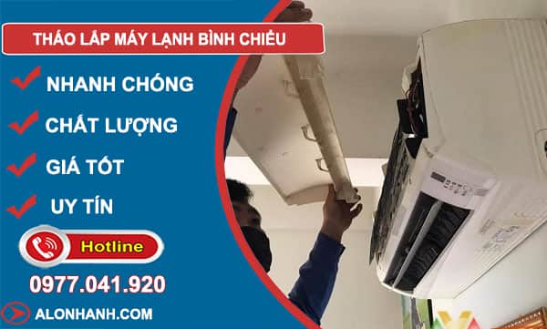 tháo lắp máy lạnh bình chiểu