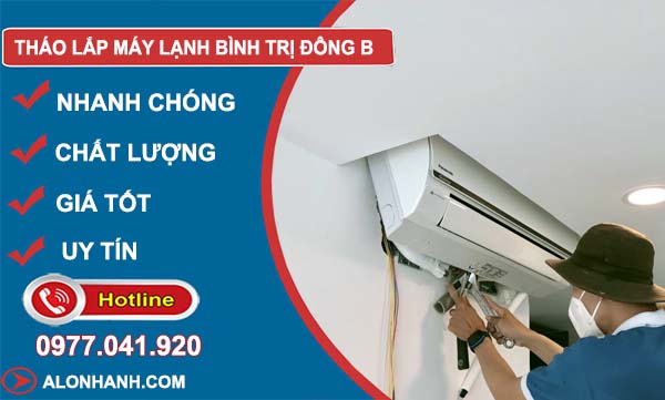 tháo lắp máy lạnh bình trị đông b
