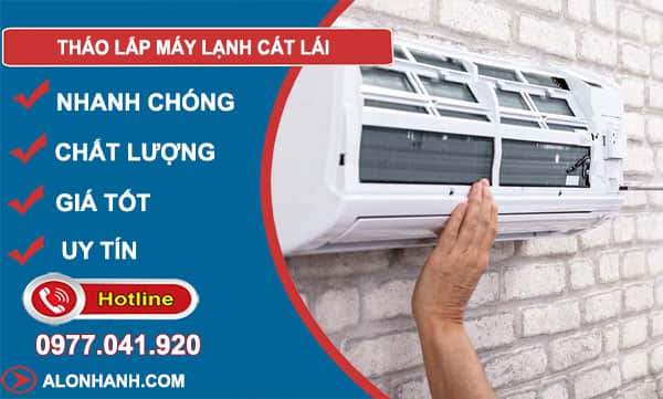 tháo lắp máy lạnh cát lái