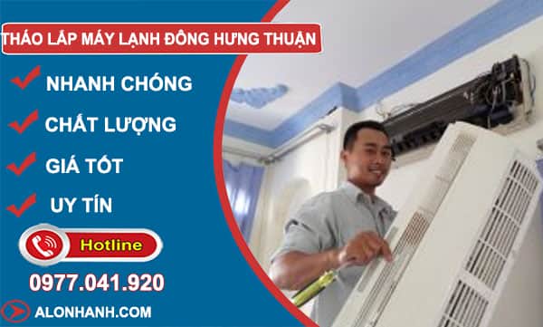 tháo lắp máy lạnh đông hưng thuận