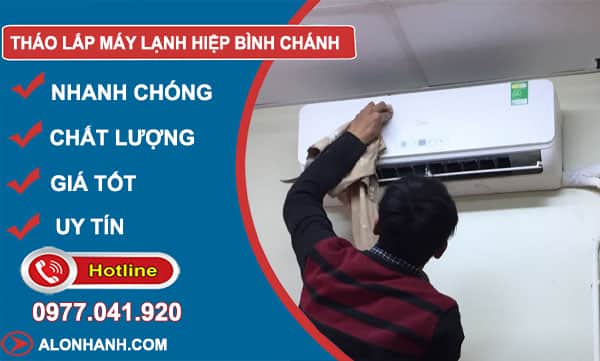 tháo lắp máy lạnh hiệp bình chánh