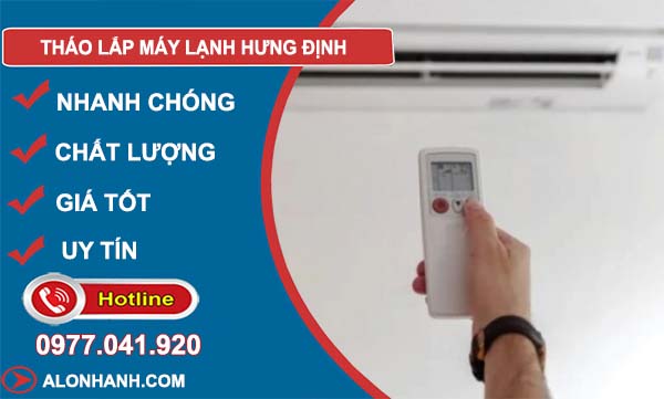 tháo lắp máy lạnh hưng định
