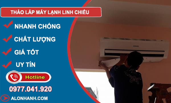tháo lắp máy lạnh linh chiểu