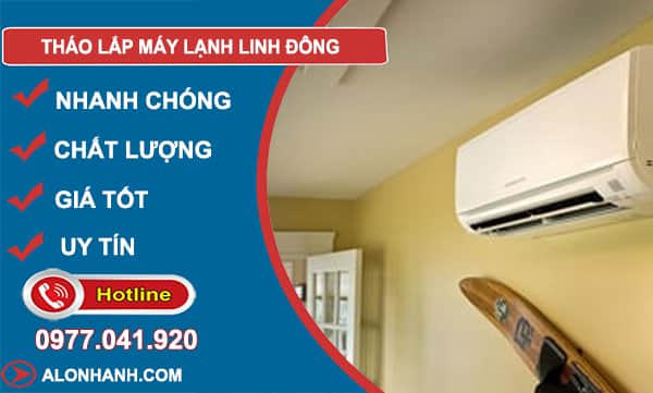 tháo lắp máy lạnh linh đông