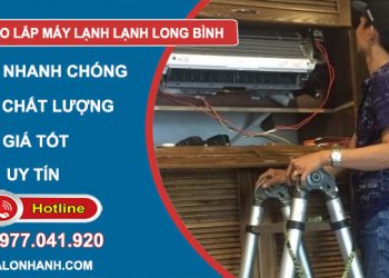 tháo lắp máy lạnh long bình