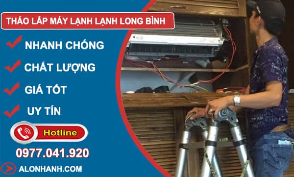 tháo lắp máy lạnh long bình