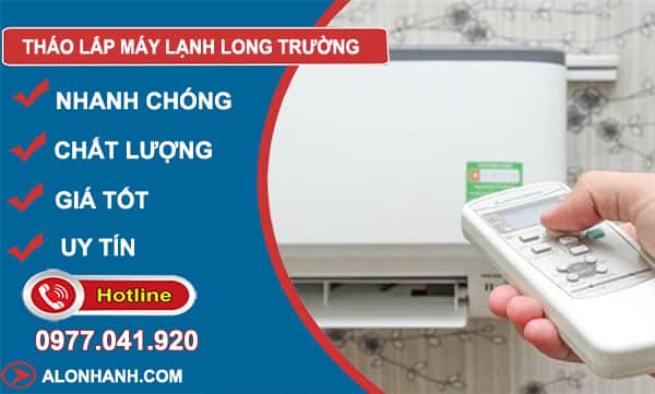 tháo lắp máy lạnh long trường