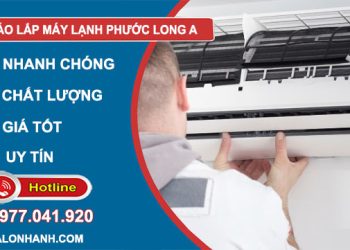 tháo lắp máy lạnh phước long a