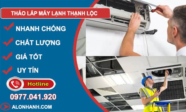 tháo lắp máy lạnh thạnh lộc