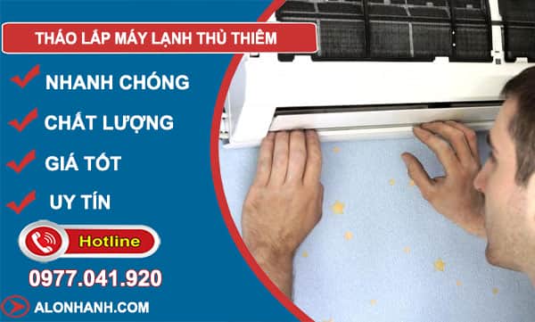tháo lắp máy lạnh thủ thiêm