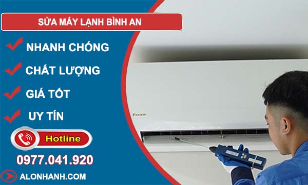 thợ sửa máy lạnh bình an