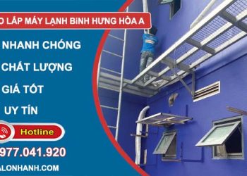 thợ tháo lắp máy lạnh bình hưng hoà a