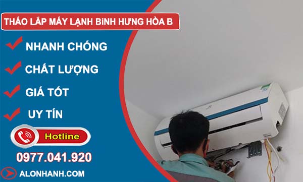 thợ tháo lắp máy lạnh bình hưng hoà b