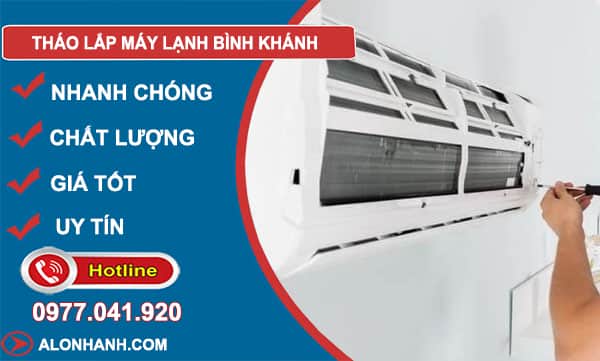 thợ tháo lắp máy lạnh bình khánh