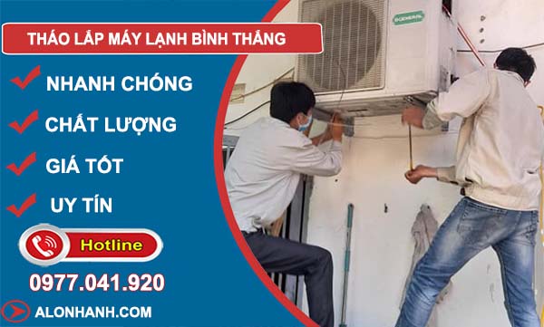 thợ tháo lắp máy lạnh bình thắng
