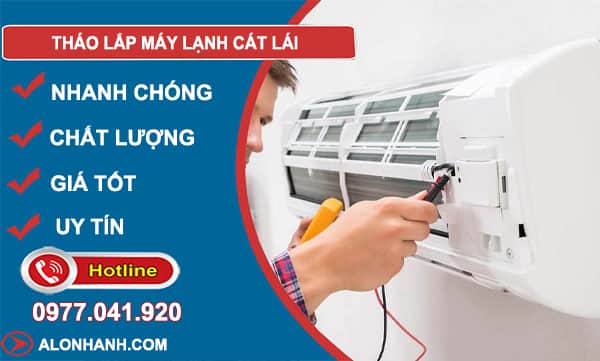 thợ tháo lắp máy lạnh cát lái