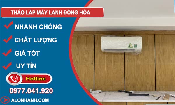 thợ tháo lắp máy lạnh đông hoà