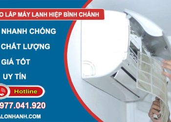 thợ tháo lắp máy lạnh hiệp bình chánh