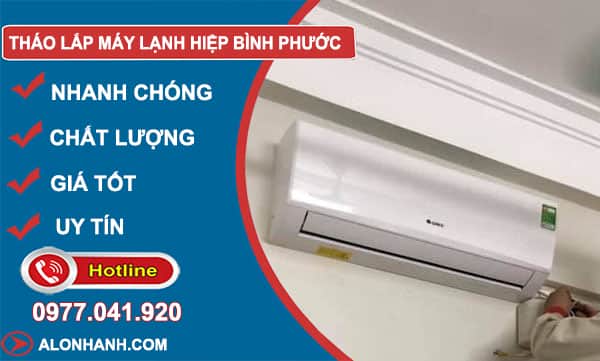 thợ tháo lắp máy lạnh hiệp bình phước